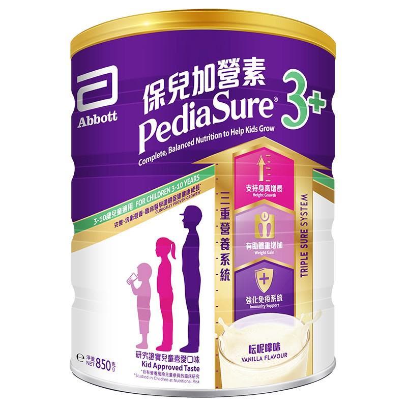 ABBOTT雅培保儿加营素3+全新升级版 呍呢嗱味(3-10岁)850g图片