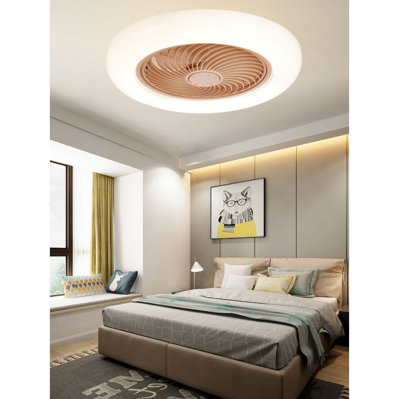 北欧吸顶灯超薄简约电风扇灯卧室厨房餐厅纳丽雅灯风扇