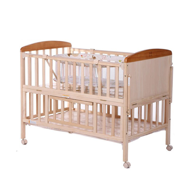 gb好孩子 多功能婴儿床环保实木拼接床摇篮婴儿床 mc306-j311