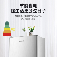 奥克斯（AUX）66升 家用小型双门冰箱 冷藏冷冻保鲜速冻 租房宿舍出租用 直冷 迷你小型 BCD-66A138L
