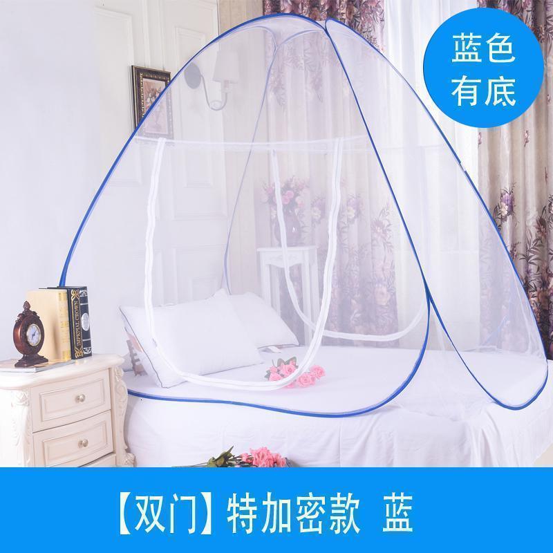 美帮汇蒙古包蚊帐1.8m床双人家用1.5米野外1.2户外免安装露营折叠式帐篷