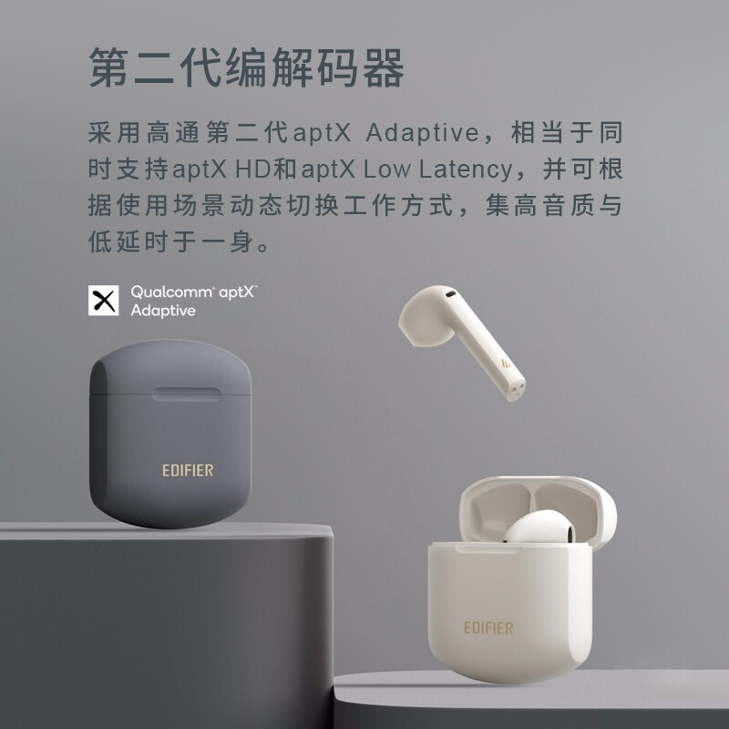EDIFIER/漫步者(EDIFIER) LolliPods Plus 白色款 (赠皮卡丘耳机套)