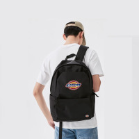 Dickies双肩包旅行背包15.6英寸轻薄电脑包笔记本大容量校园男女学生书包_62843 黑色