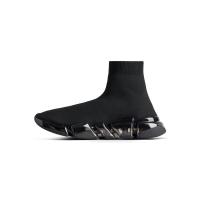 巴黎世家(Balenciaga)女款跑步鞋圆头设计聚酯弹性纤维鞋面TPU鞋