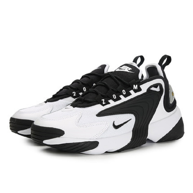 NIKE耐克女鞋 2021新款 ZOOM 2K 黑白 女士休闲运动跑步鞋 官方正品 专柜发货