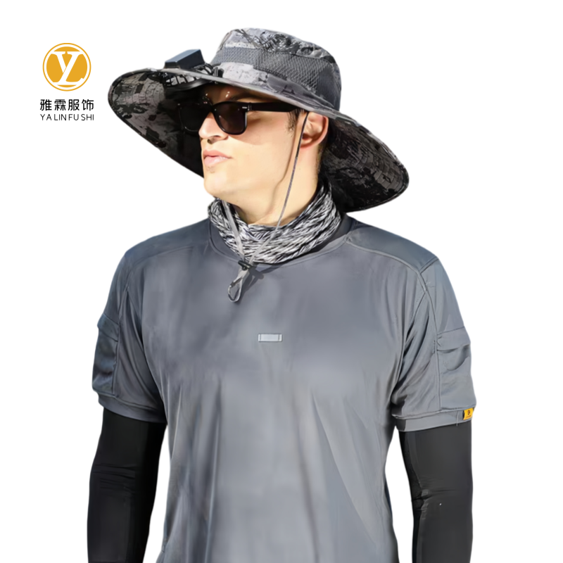 雅霖服 太阳能充电多用风扇帽YLF-FSM0705 顶高清大图