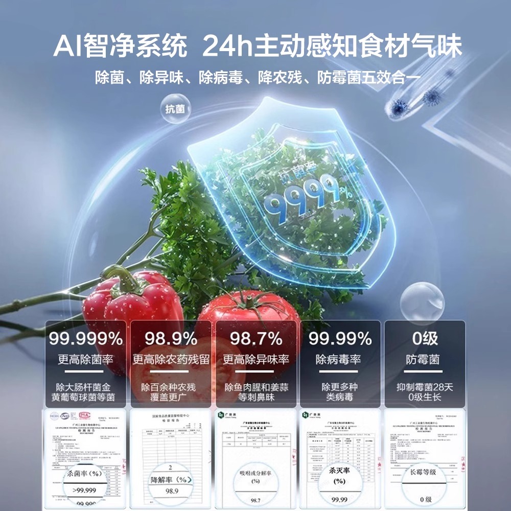 海尔十字对开门冰箱BCD-475WGHTD1BGZU1高清大图