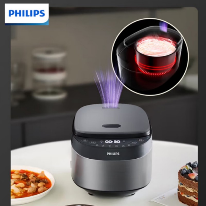 飞利浦(PHILIPS) 电饭煲原香电饭锅全自动智能加热煲汤不粘HD3169/80高清大图