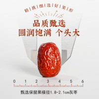 尕哈其娜新疆红枣若羌灰枣468g*1袋吊干枣特产干货搭银耳桂圆年货