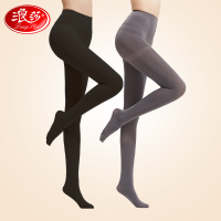 浪莎丝袜女春秋款天鹅绒连裤袜秋季打底袜中厚肉色光腿神器女秋冬 不透（建议15℃~25℃穿） 【单加裆】黑1灰1（2双）