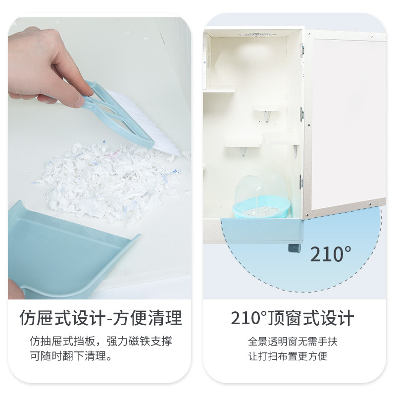 蜜袋鼯笼子小飞鼠松鼠专用饲养箱龙猫柜笼保温笼宠物柜别墅爬宠箱高清大图