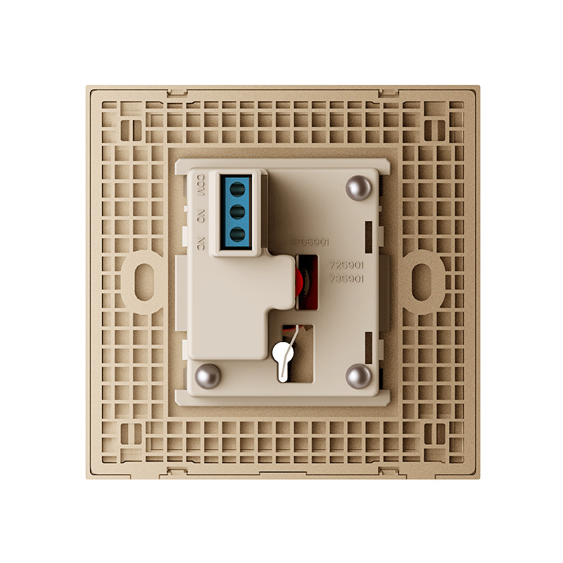 simon西蒙开关插座面板e6系列香槟金色紧急开关紧急按钮开关消防报警