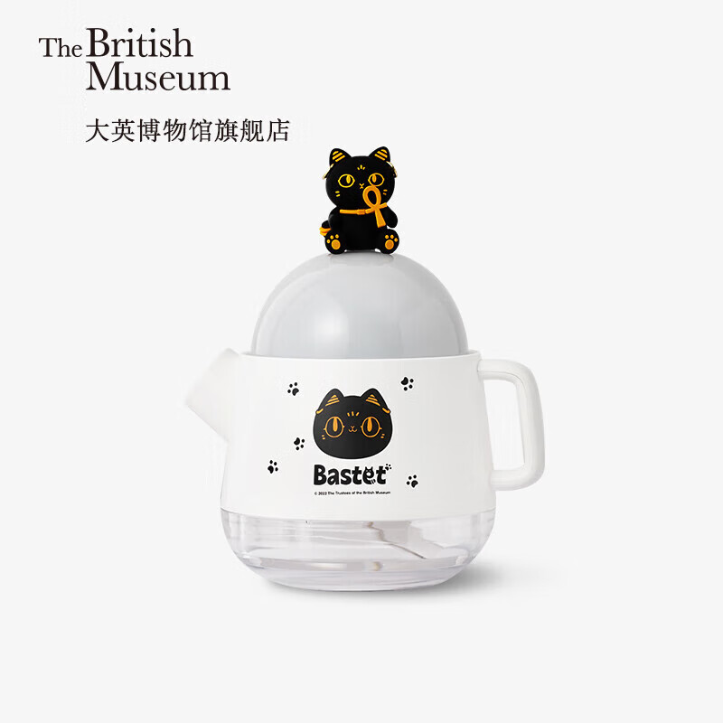 大英博物馆 - 安德森猫和她的朋友们系列水壶投影灯加湿器 1002407高清大图