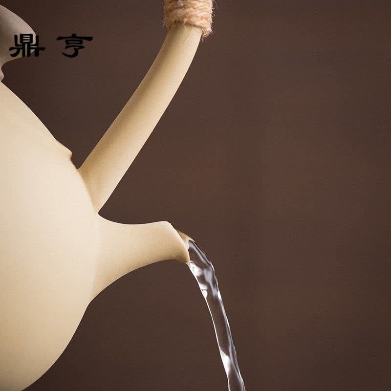 鼎亨紫砂功夫陶瓷煮茶器 黑茶套装家用茶壶提梁陶炉烧水壶 茶炉酒图片