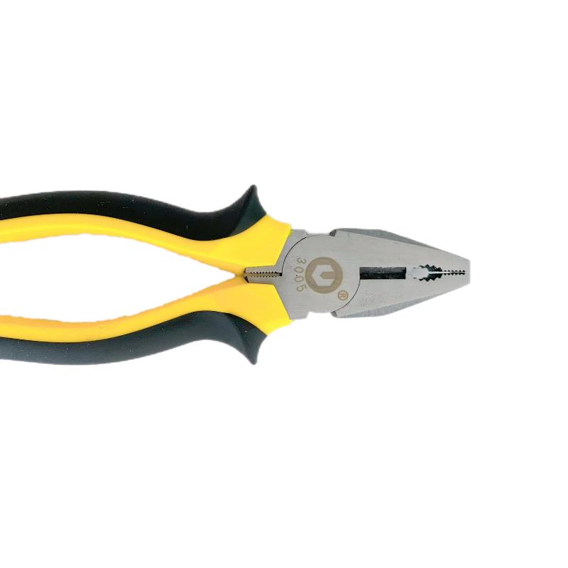 欧克 Ouke8英寸胶柄普抛钢丝钳老虎钳平口钳 8英寸200mm OK-3005高清大图