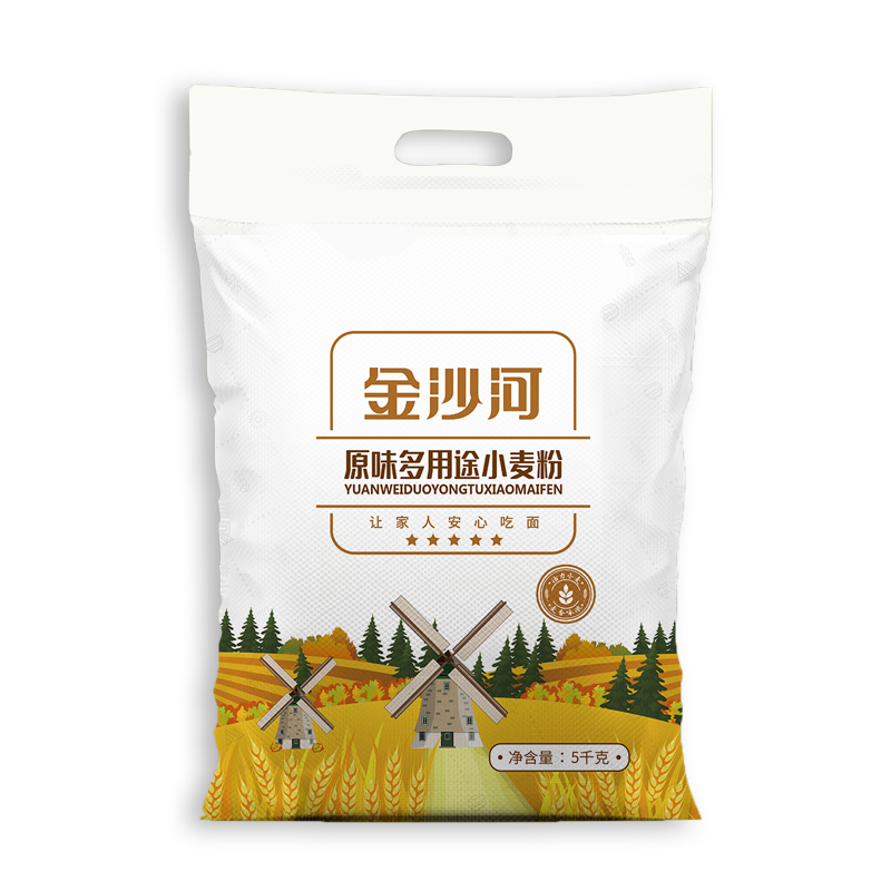金沙河 原味多用途小麦粉5kg
