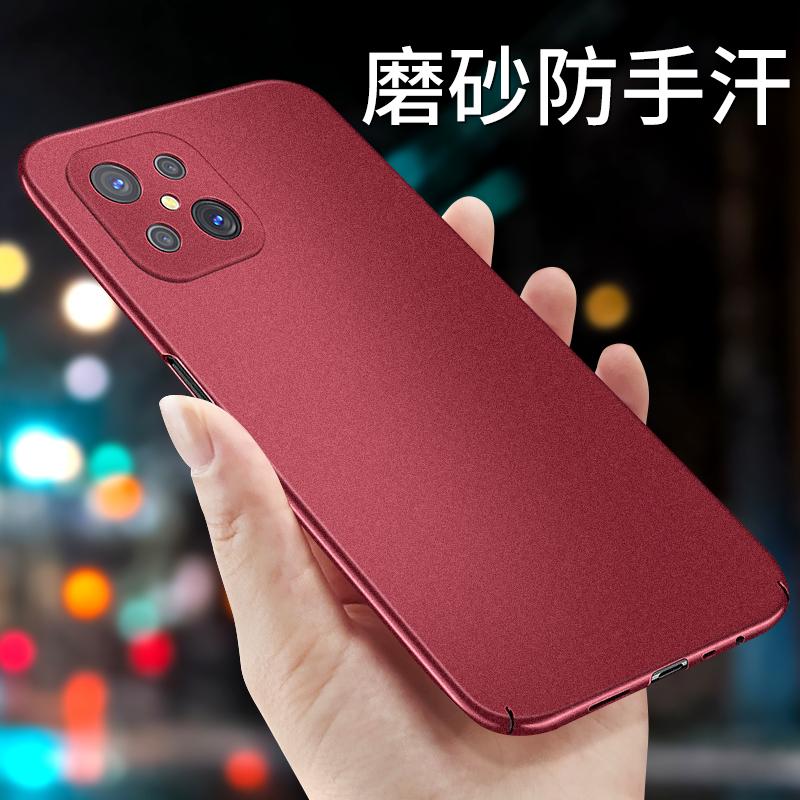 火豹oppo92s手机壳52女款磨砂硬壳9网红简约时尚OPPO防摔全包男磁吸支架9复古红色OppO5外壳5g超薄