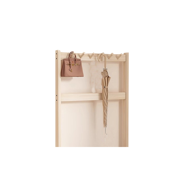 铭羽洋实木衣帽架70*31*172cm个高清大图