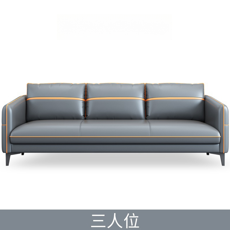 桃锦堂 洽谈沙发三人 张高清大图