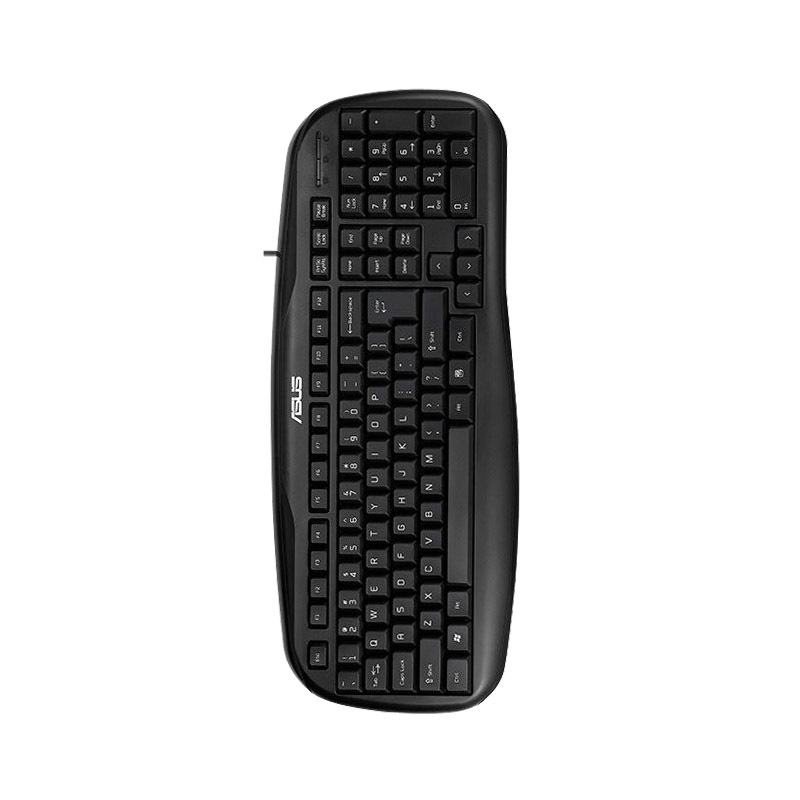 华硕(ASUS)KM-95 PRO 全高键程防水 键鼠套装有线光电套装 (USB接口 黑色)