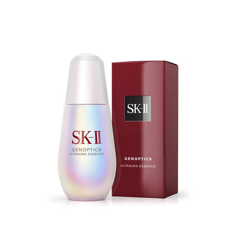 SK-II超肌因钻光净白精华 紧肤淡皱保湿补水精华液 小灯泡sk2焕白精华50ml 护肤提亮肤色淡/斑