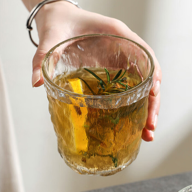 MAXCOOK美厨玻璃杯280ml*2只冰川纹矮款MCB6165高清大图