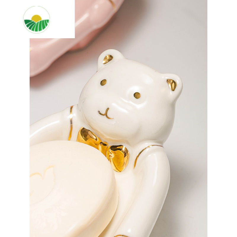 三维工匠轻奢肥皂盒家用沥水香皂盒浴室创意器放肥皂盒