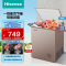海信(Hisense) 100升 卧式冷柜 小型一级能效家用商用小冰柜 迷你冷藏柜顶开门冰箱柜 BD/BC-100NUD
