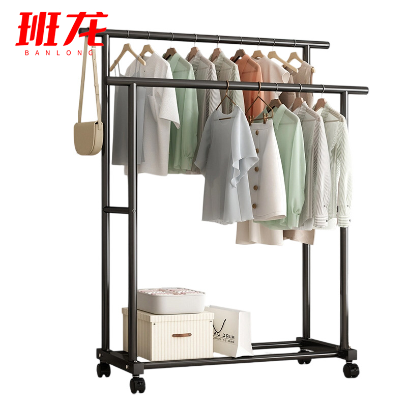班龙收纳晾衣架1m滑轮个高清大图