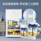美的(Midea)88升迷你双开门小冰箱租房宿舍办公室小型家用双温可冷冻冷藏节能BCD-88CM