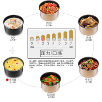 美的 电压力锅 PCS5028P 5L 一锅双胆 智能 电压力锅压力饭煲