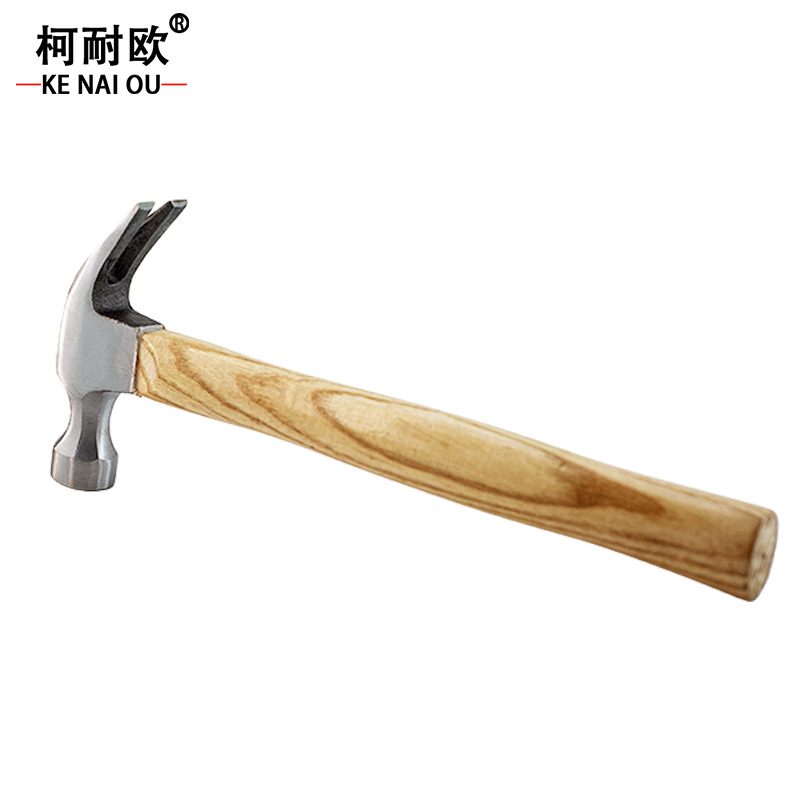 柯耐欧 工业级木柄羊角锤V型起钉锤 0.25kg 0.5kg 0.75kg 把 0.25kg