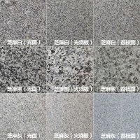 益星 铺路石工程地砖 工程建材 芝麻灰火烧面 60X30*2CM 9件