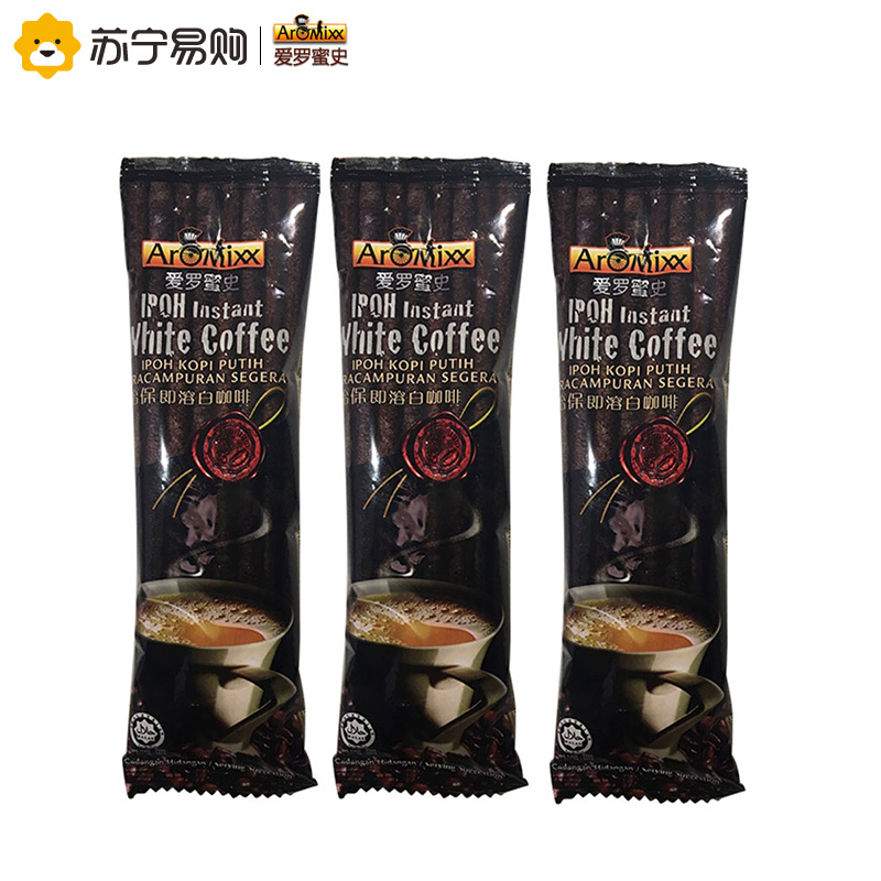 马来西亚进口 爱罗密史即溶白咖啡 600g/包(15条*40克)