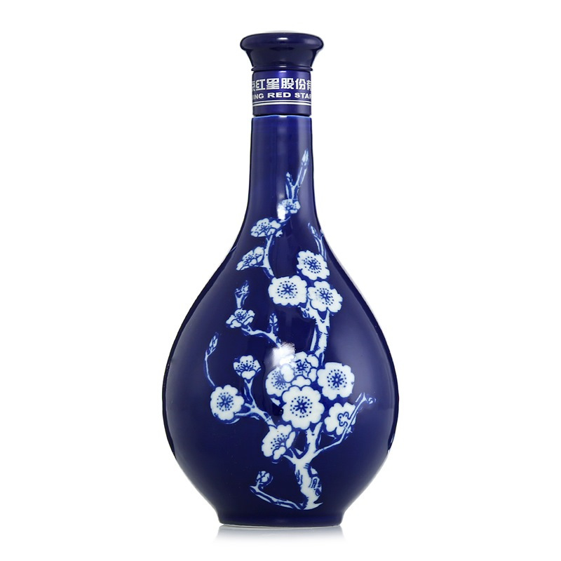 [可开发票 保证正品]北京红星二锅头酒 青花瓷52度 蓝花瓷 清香型 500ml *6瓶整箱装