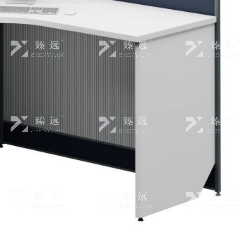 臻远 ZYGW-029职员桌办公桌屏风工作卡位T型四人位高清大图