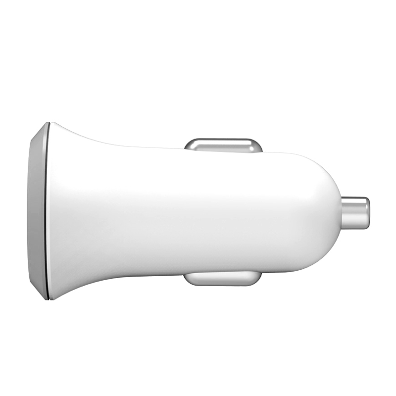 羽博(YOOBAO)yb-205车载充电器点烟器usb一拖二车冲手机平板用迷你智能型迷你型多功能智能快充汽车闪充车充