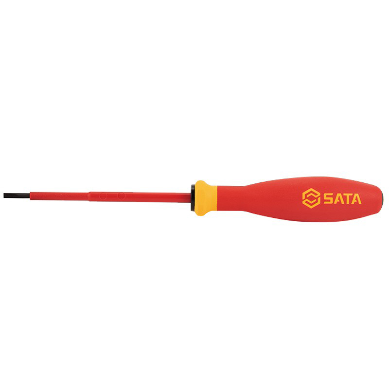 世达(SATA) 一字绝缘 螺丝批3x100MM 61312高清大图