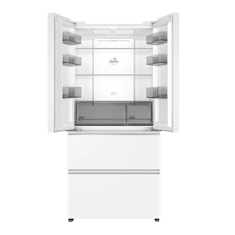 海尔小红花549L双系统双循环法式四门多开门制冰风冷无霜家用电冰箱BCD-549WGHFDC9WFU1高清大图