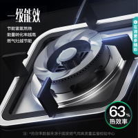 华帝(vatti)4.2KW燃气灶具嵌入式JZY-i10039B家用灶台式灶具双眼灶台嵌两用钢化玻璃一级能效液化气