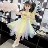女童夏装连衣裙2020新款儿童韩版洋气公主裙中大童小女孩网纱裙子