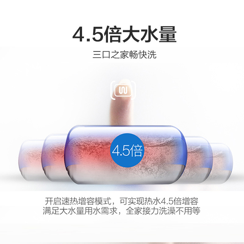 Haier/海尔热水器60升变容速热型电热水器EC6003-YT1 1级能效 高温抑菌 健康淋浴 3000W速热