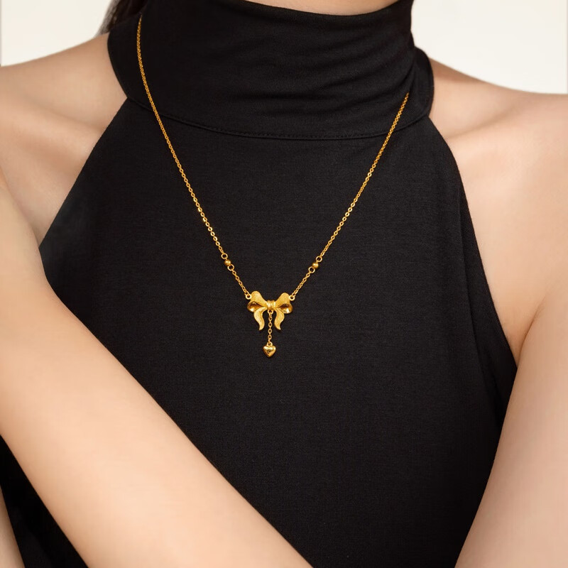 周大福(chow tai fook)黄金吊坠/项链f231887报价_参数_图片_视频