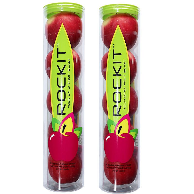 顺丰快递[苏鲜生]新西兰火箭苹果 1筒装 5个/筒 甜脆苹果高清大图