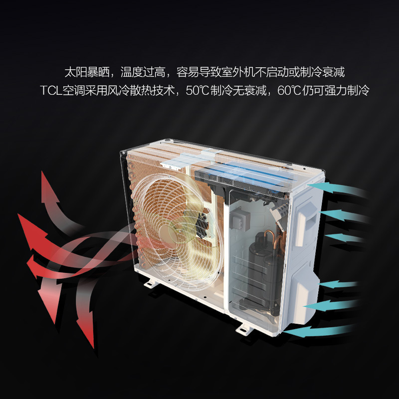 TCL 大1匹 变频 1级能效 静音智能 冷暖家用 郁金香 挂壁式空调挂机 KFRd-26GW/D-XH11Bp(A1