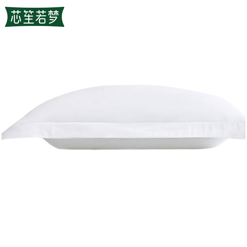 芯笙若梦 白色耐用枕套 500mm*750mm 条高清大图