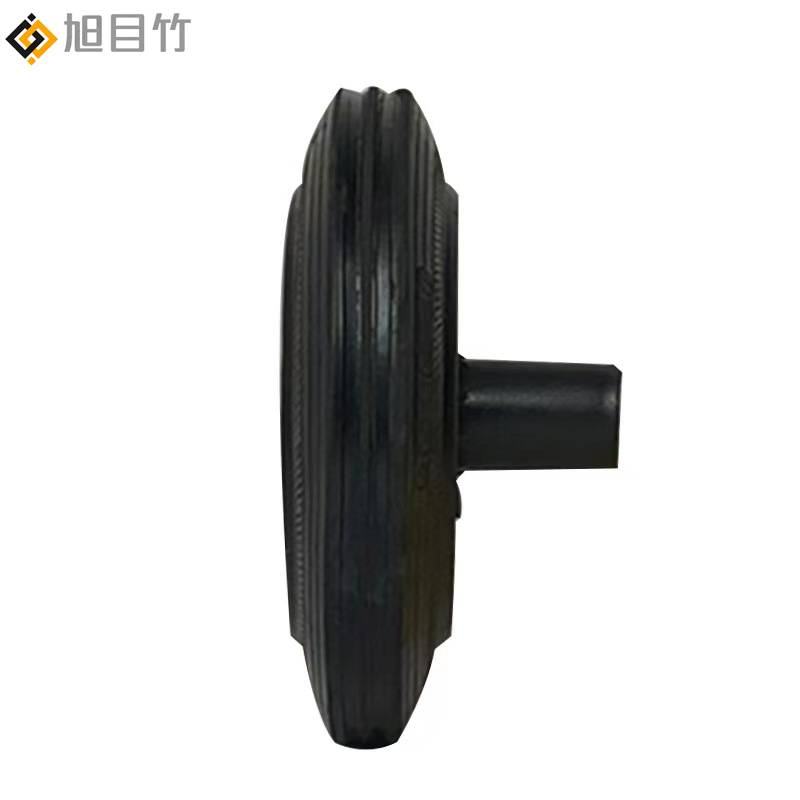 120L户外垃圾桶专用轮子 黑色 个高清大图