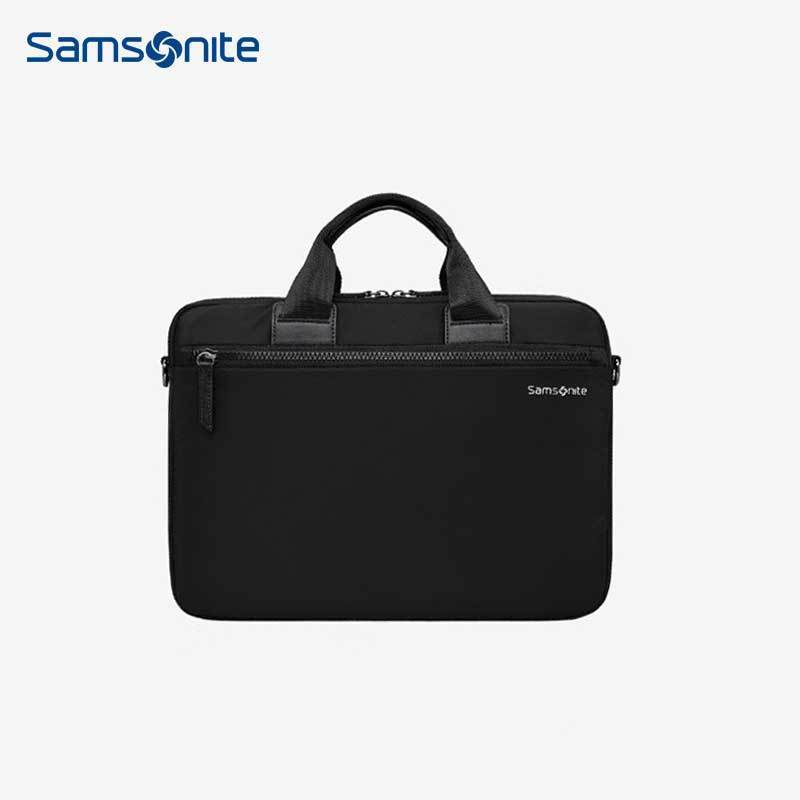 新秀丽(Samsonite)电脑包手提包商务男士公文包14英寸BP5 黑色 BP5*09002