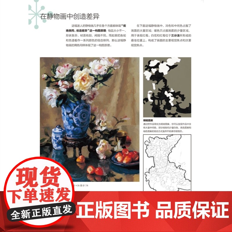 构图系列2册 构图的艺术(版)+构图的秘密 快速提升画面效果的黄金法则西方经典美术技法译丛上海人民美术出版社高清大图