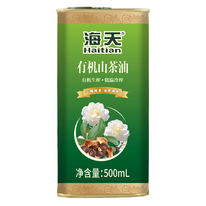 海天有机山茶油(铁瓶)500ml
